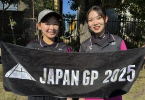 JAPANGP2025出場選手発表③庄司琴里／髙嶺心萌ペア（國學院大學）